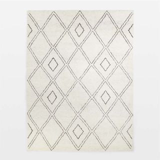 Dolomites Wool Hand-Knotted Ivory Area Rug