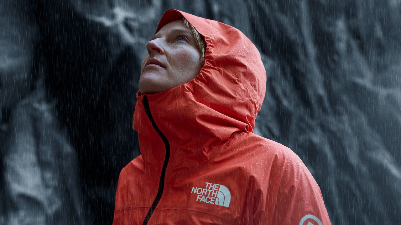 Climbers wearing The North Face FUTURELIGHT Summit Series Papsura Jackets