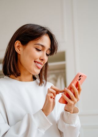 Woman on her phone