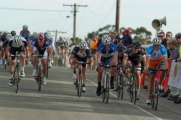 The charge to the line and it's Genesys Wealth Adviser's Steele Van Hoff (far right) with the upper hand.