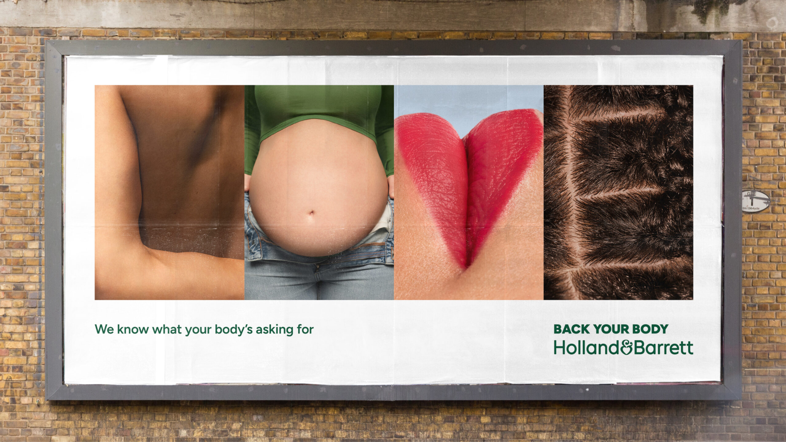 Holland and Barrett 'Back Your Body' typeface