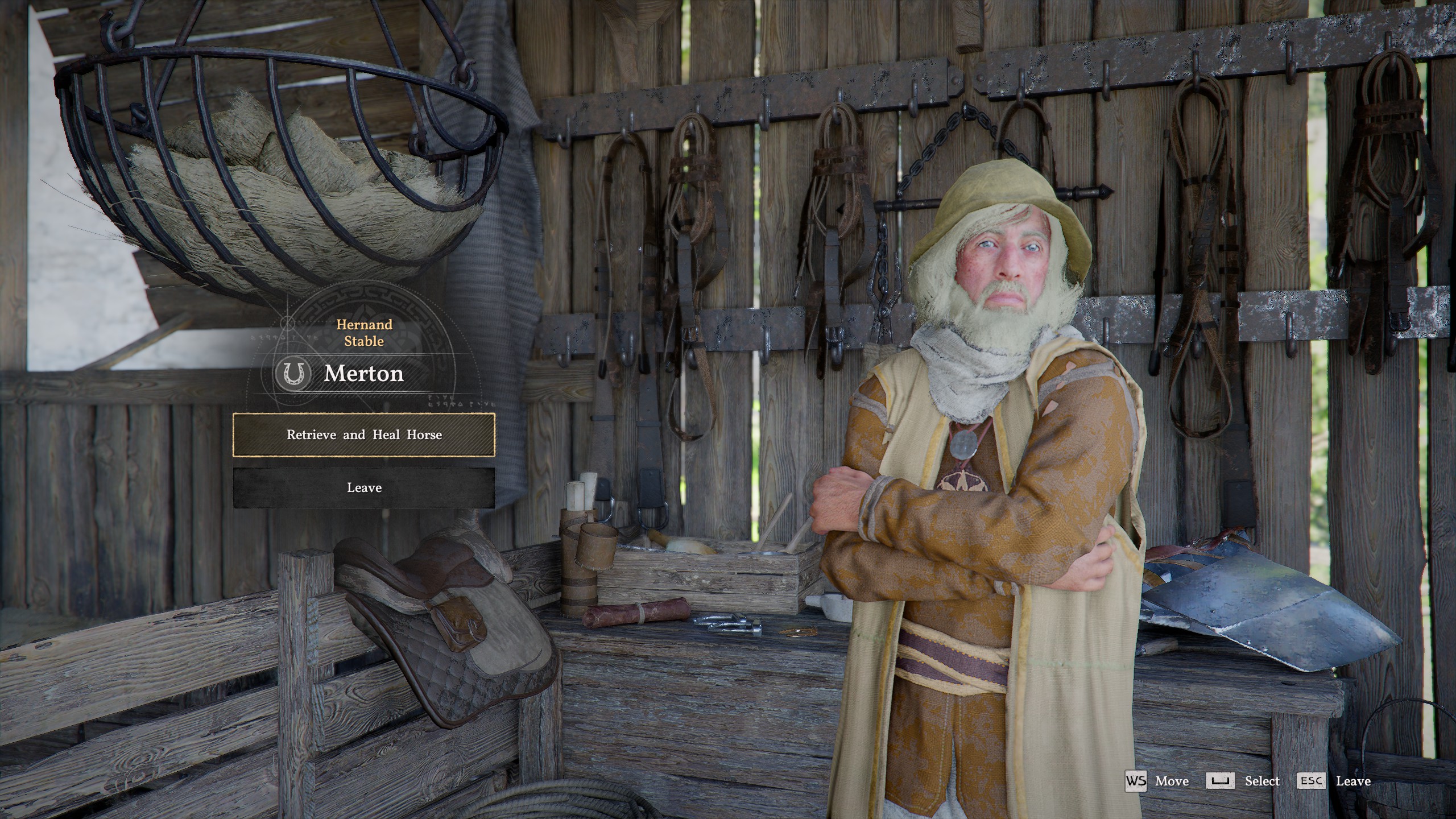 Crimson Desert horse - Stable