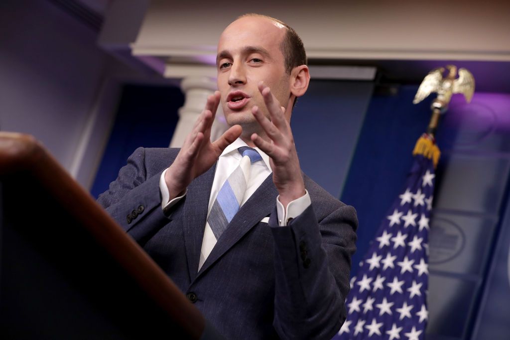 Senior Adviser to the President for Policy Stephen Miller t