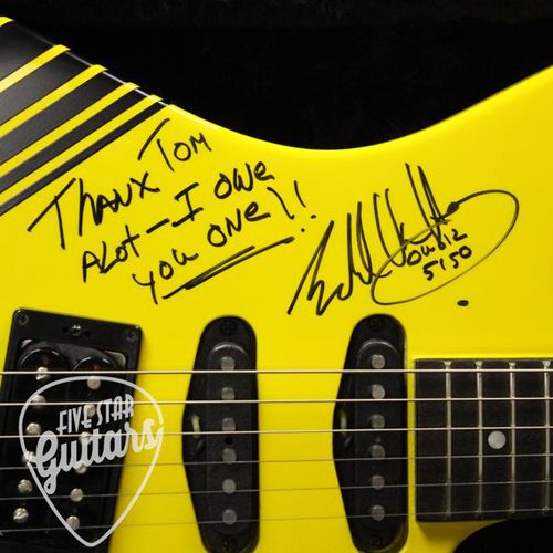 EVH-signed Kramer Paul Dean signature owned by Tom Weber