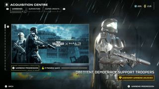 Helldivers 2 Halo Warbond