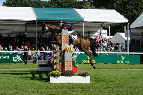 Alex Postolowsky and Islanmore Ginger at Burghley 2013
