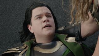 Matt Damon playing Loki in a play where Loki looks like he's dying.