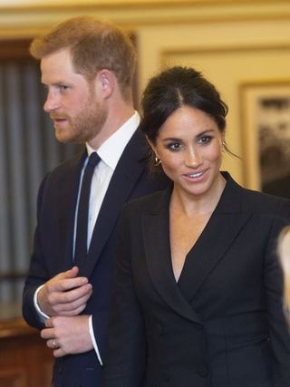 The Duke & Duchess Of Sussex Attend A Gala Performance Of "Hamilton" In Support Of Sentebale