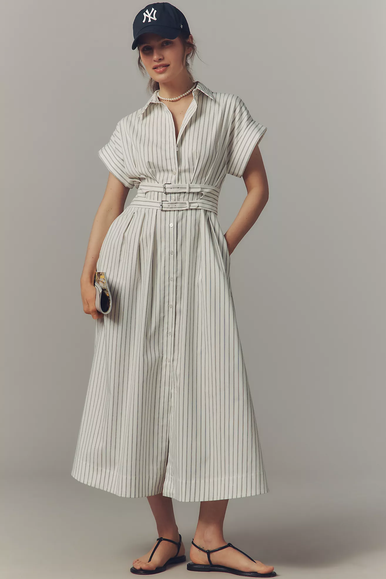 The Tobie Shirt Dress by Exquise: Double Buckle Edition