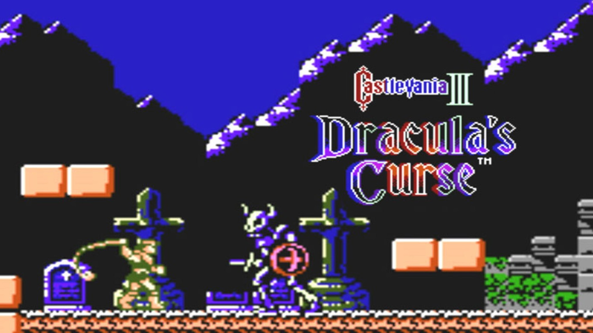 Best NES games: a screenshot of a level in the game Castlevania 3.