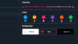 Twitter dark mode on desktop