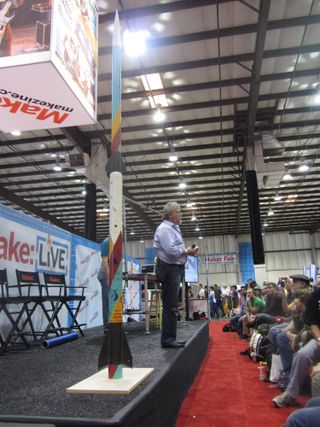 Prize-Winning Amateur Rocketeers at Maker Faire
