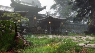 A screenshot from Black Myth: Wukong, showing the use of maximum graphics settings