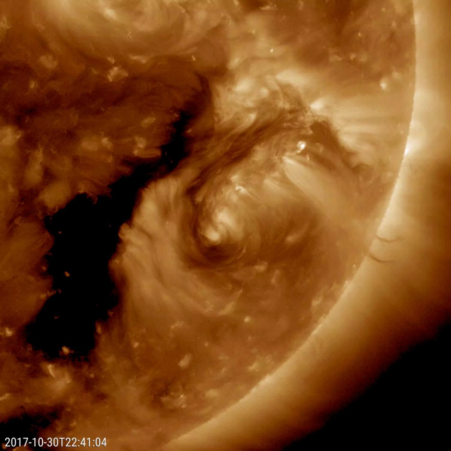 NASA Spots a Weird (and Rare) Circular Sight on the Sun