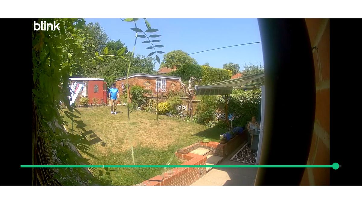 Footage from Blink Outdoor 2K+ security camera