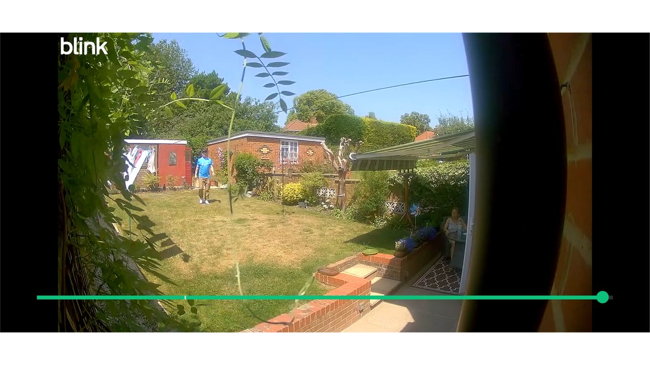Footage from Blink Outdoor 2K+ security camera