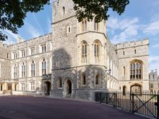 Fig 2: The Upper Ward has been repeatedly remodelled. Here, Edward III’s Rose Tower remains as architectural testimony to the depth of the castle’s history. Windsor Castle, Berkshire — an official residence of His Majesty King Charles III. Photographed by Paul Highnam for the Country Life Picture Library. ©Country Life