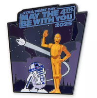 R2-D2 and C-3PO ''May the 4th Be With You'' 2025 Pin