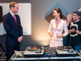 Kate Middleton and Prince William DJing
