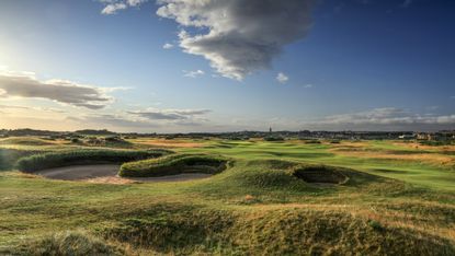 bunkers of the old course