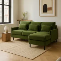 Swyft Model 12 3 Seater Right Chaise Sofa Bed With Storage 