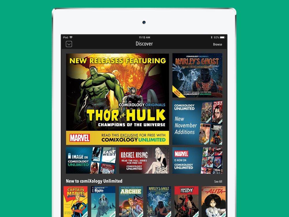 best ipad apps Comixology