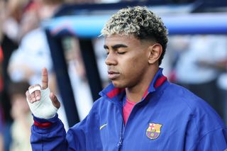 Barcelona forward Lamine Yamal