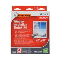 Frost King Indoor Window Insulation Kit, 4-Pack Frost King Indoor Window Insulation Kit, 4-Pack