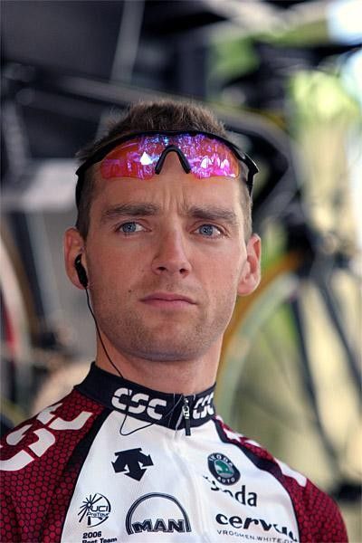 Karsten Kroon was one of several strong riders on the Tour de Suisse team. While some have sent their 'A' squads to the Dauphine, CSC have done the opposite.