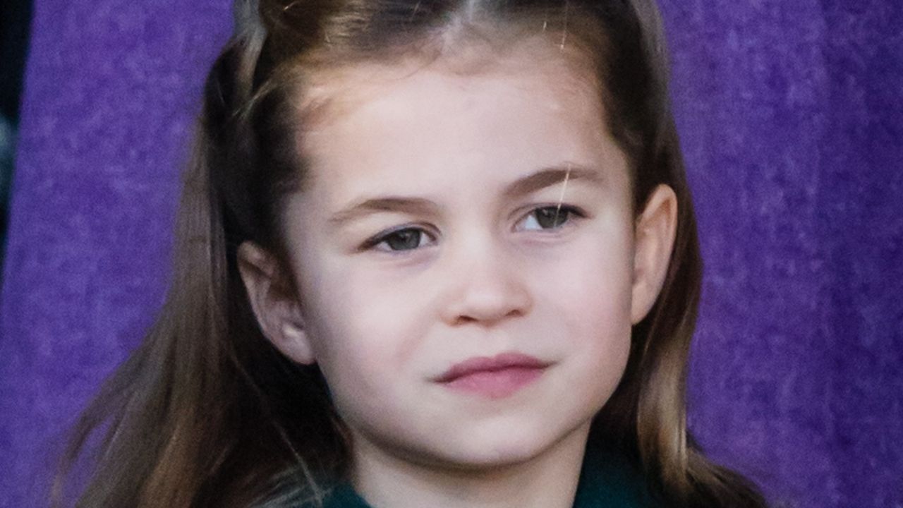 Princess Charlotte closeup at Sandringham Christmas