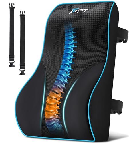 Memory Foam Lumbar Support Cushion for Office Chair