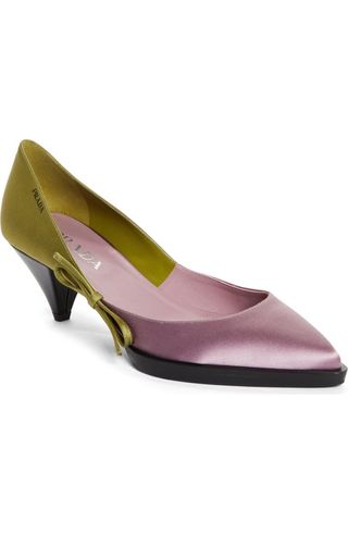 Runway Colorblock Pointed Toe Pump