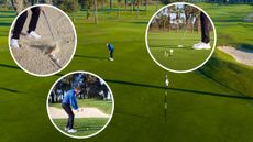Keith Wood demonstrating key areas of his 30-minute short game practice routine, including long and short putting, chip shots and bunkers shots