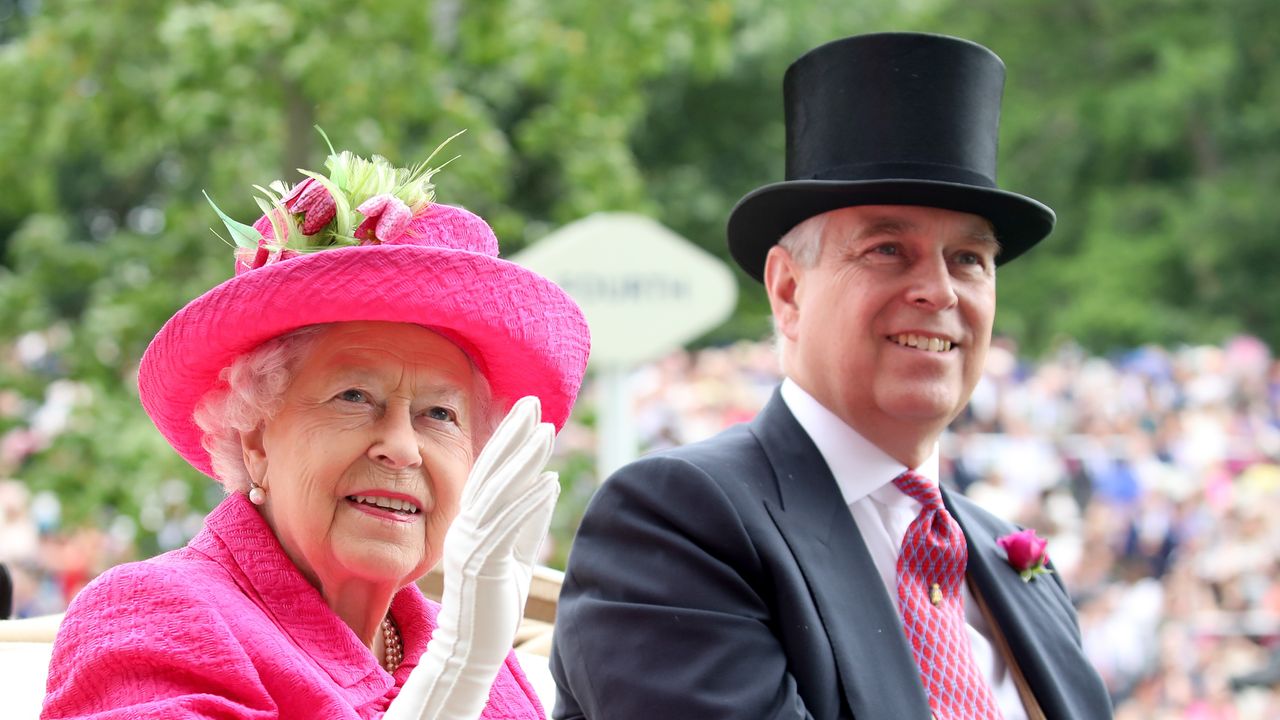 The Queen and Prince Andrew