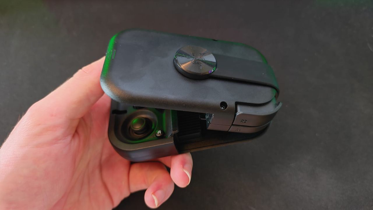 The Razer Prio being unfolded