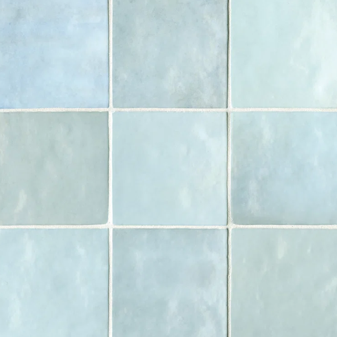 a stockphoto of light blue gradient tiles