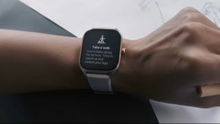 Amazfit GTS 4 worn on a wrist