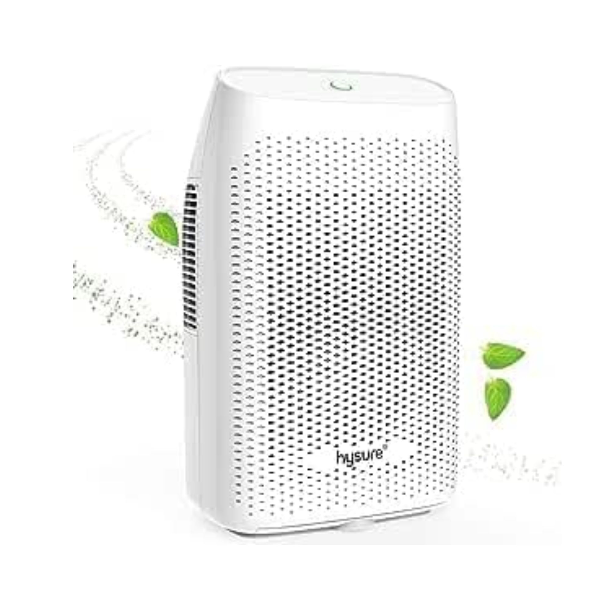 A white dehumidifier 