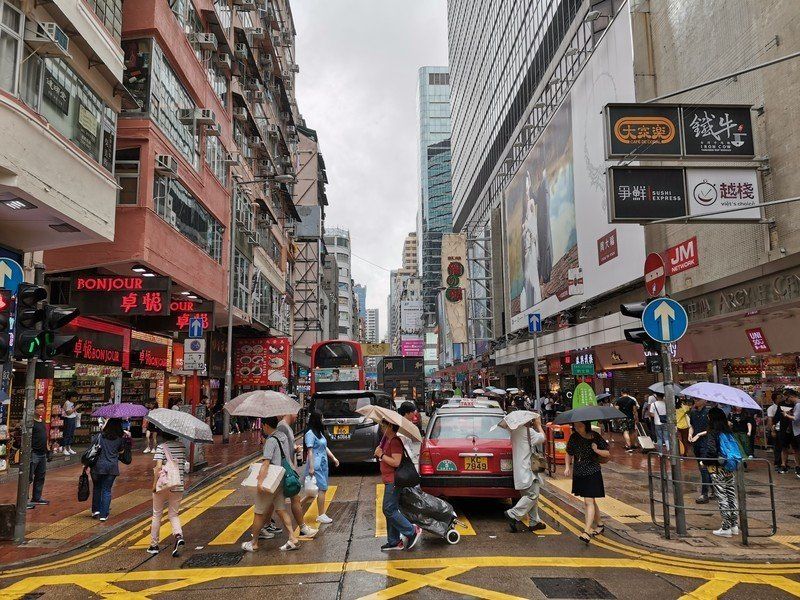 Do you care more about the buildings and city ambience, or the people? Each lens changes the photo's focus and meaning.