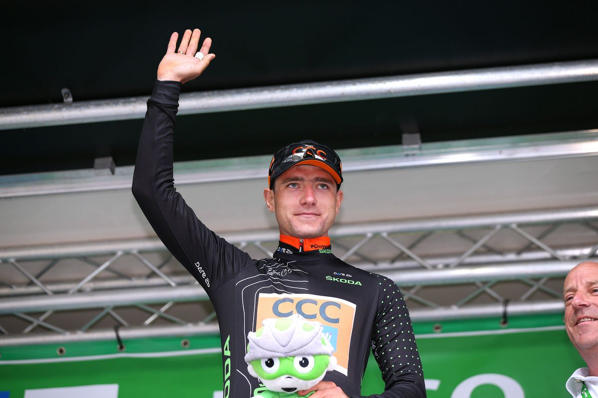KOM leader Lukasz Owsian (CCC Sprandi Polkowice)