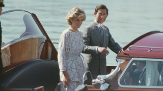 Prince Charles and Diana, Princess of Wales (1961 - 1997) visit Apulia in Italy, April 1985