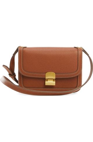 Faux Leather Crossbody Bag