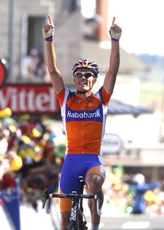 Luis Leon Sanchez wins, Tour de France 2011, stage nine