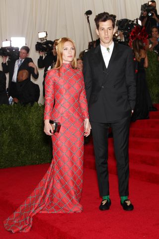 Mark Ronson & Josephine De La Baume At The Met Gala 2015