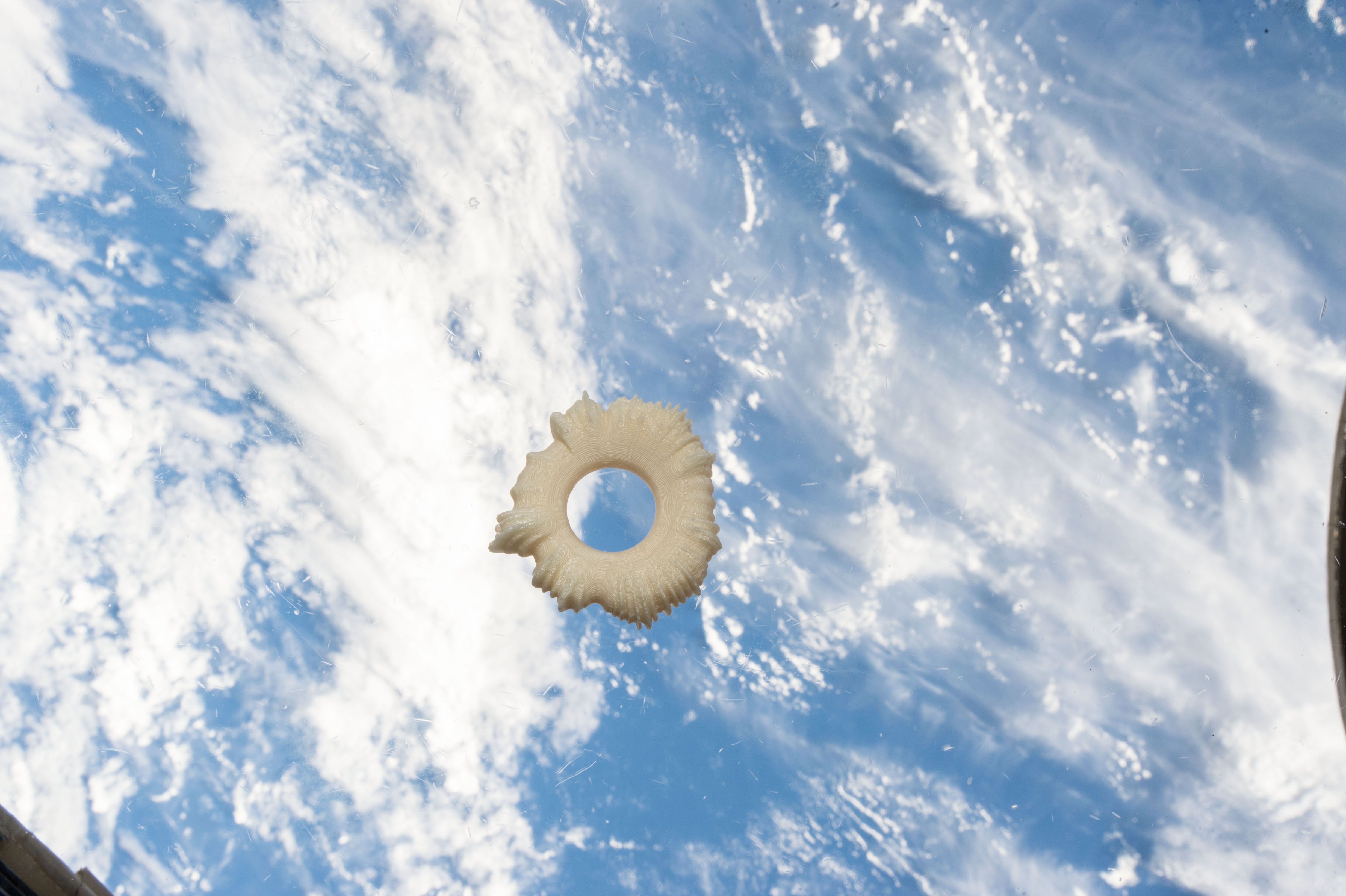 First Zero-G Sculpture: Laugh Star on ISS