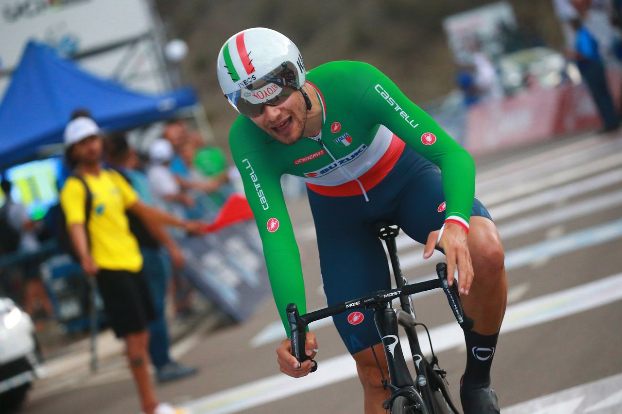 Ganne reaches the line