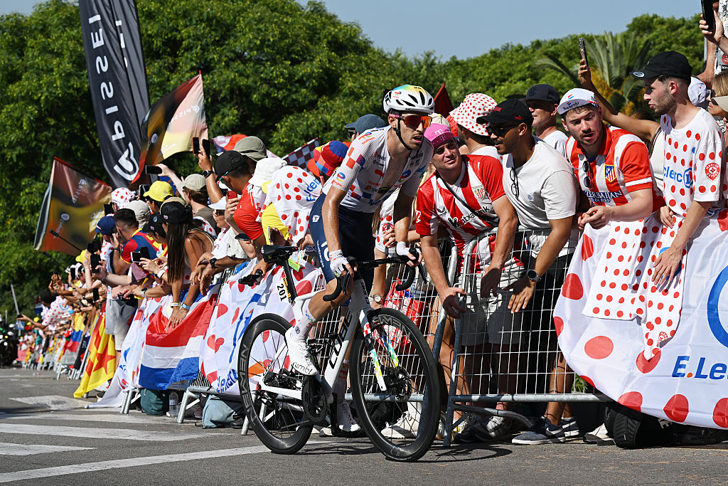 Jordan Jegat of France and Team TotalEnergies competes during the 113th Tour de France 2026, Stage 2