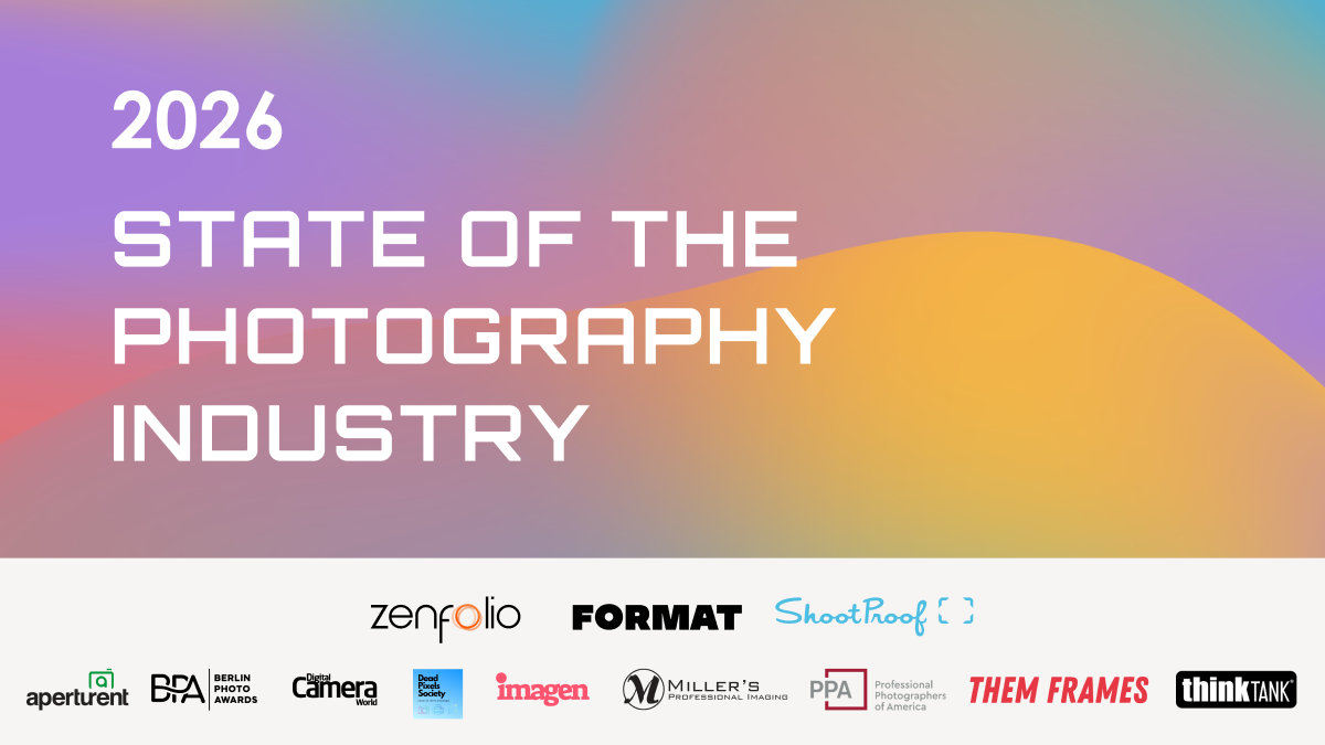 Zenfolio’s State of the Photography Industry Survey 2026 promotional graphic 
