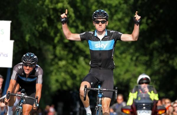 Geraint Thomas (Sky) took home the British title.