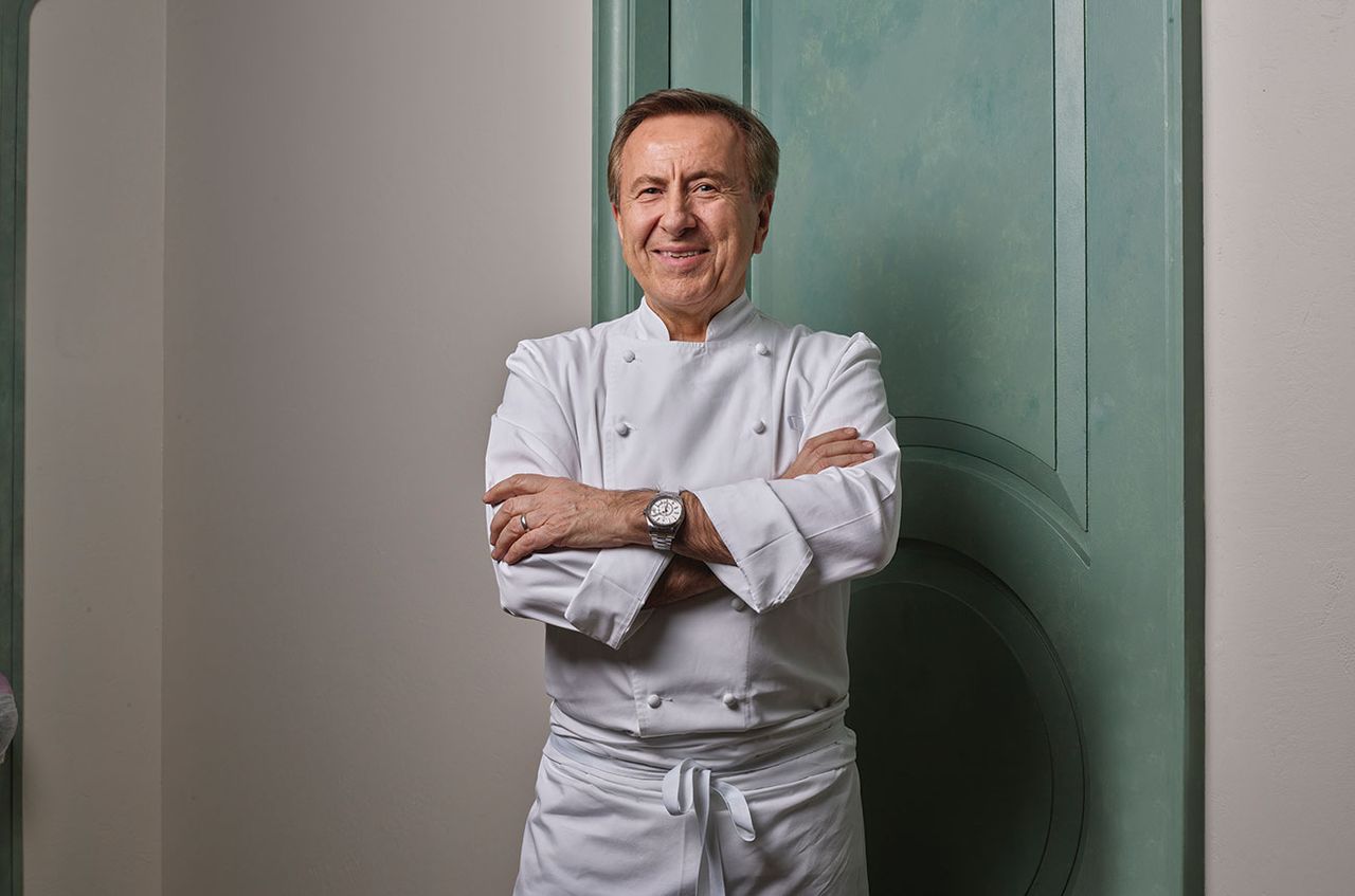 On the rack: Chef and restaurateur Daniel Boulud
